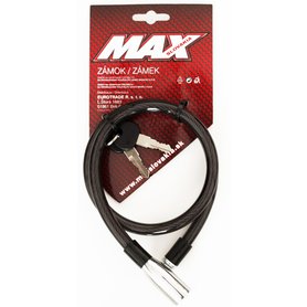 Zámek MAX lankový 10 x 650mm + 2 klíče